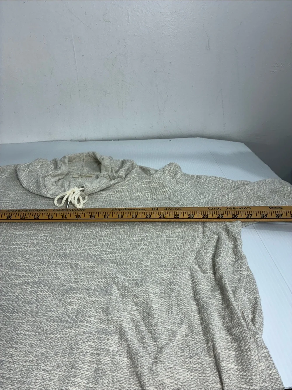 Style & Co Cowl Neck Top with nubby texture Size 3X NEW